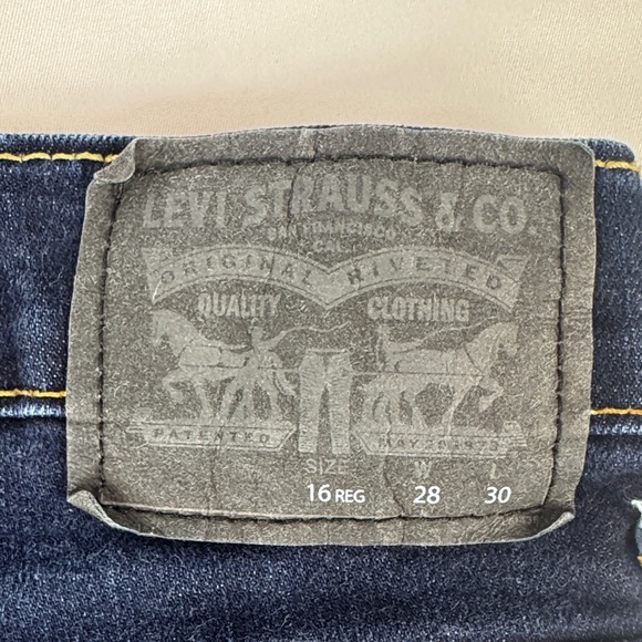 Levi's 511 Performance Slim Dark Blue Denim Jeans - Picture 4 of 10